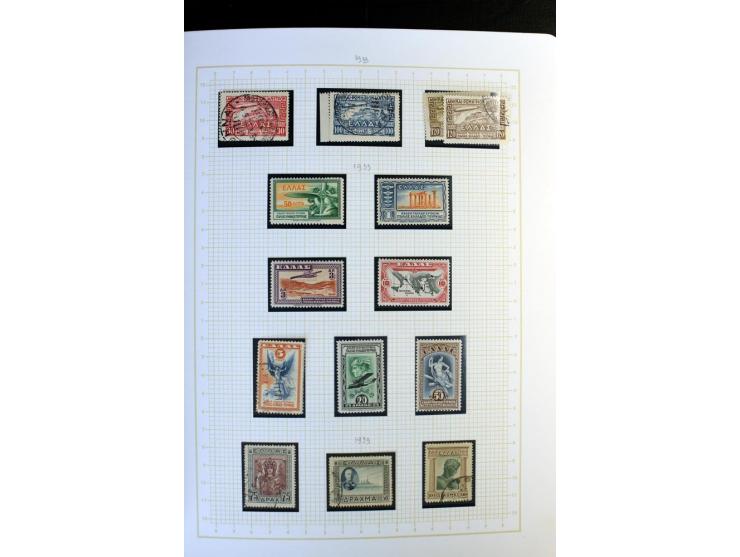 1861/1950, ungebrauchte und gestempelte Sammlung, dabei rund 320 große Hermesköpfe ab Pariser Druck, Mi.-Nr. 96-107, 144-57, 