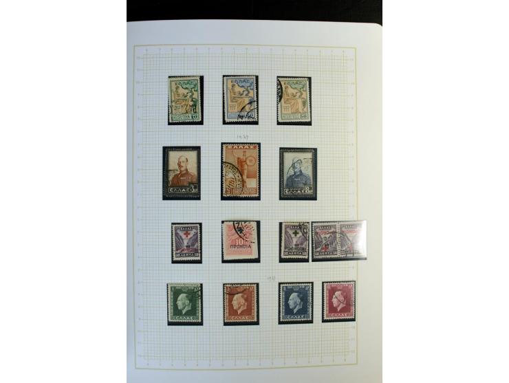 1861/1950, ungebrauchte und gestempelte Sammlung, dabei rund 320 große Hermesköpfe ab Pariser Druck, Mi.-Nr. 96-107, 144-57, 
