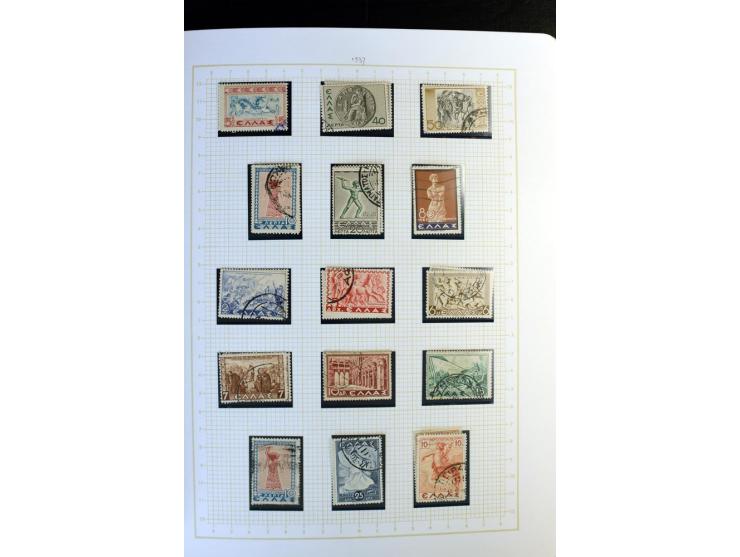1861/1950, ungebrauchte und gestempelte Sammlung, dabei rund 320 große Hermesköpfe ab Pariser Druck, Mi.-Nr. 96-107, 144-57, 