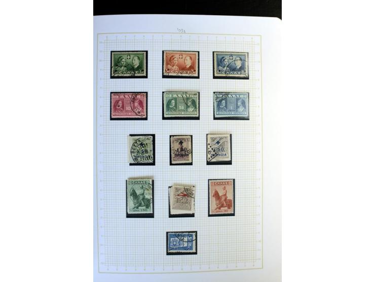 1861/1950, ungebrauchte und gestempelte Sammlung, dabei rund 320 große Hermesköpfe ab Pariser Druck, Mi.-Nr. 96-107, 144-57, 