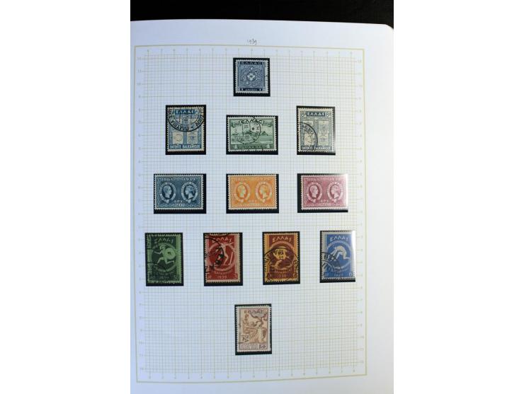 1861/1950, ungebrauchte und gestempelte Sammlung, dabei rund 320 große Hermesköpfe ab Pariser Druck, Mi.-Nr. 96-107, 144-57, 