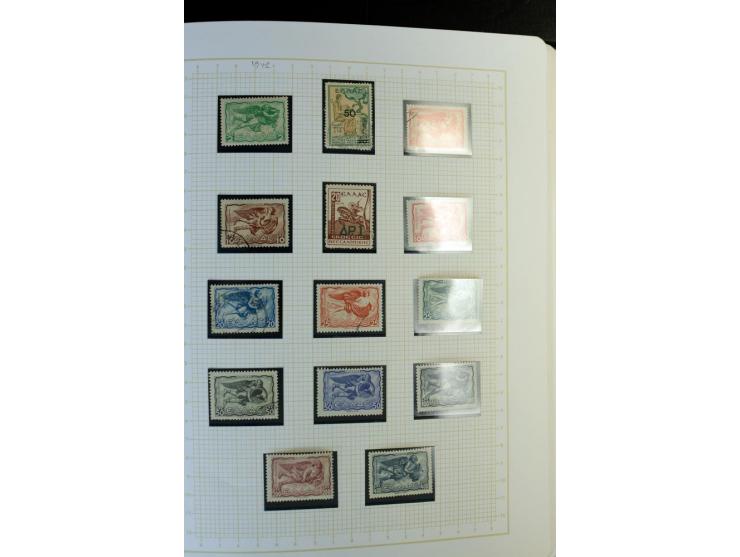 1861/1950, ungebrauchte und gestempelte Sammlung, dabei rund 320 große Hermesköpfe ab Pariser Druck, Mi.-Nr. 96-107, 144-57, 