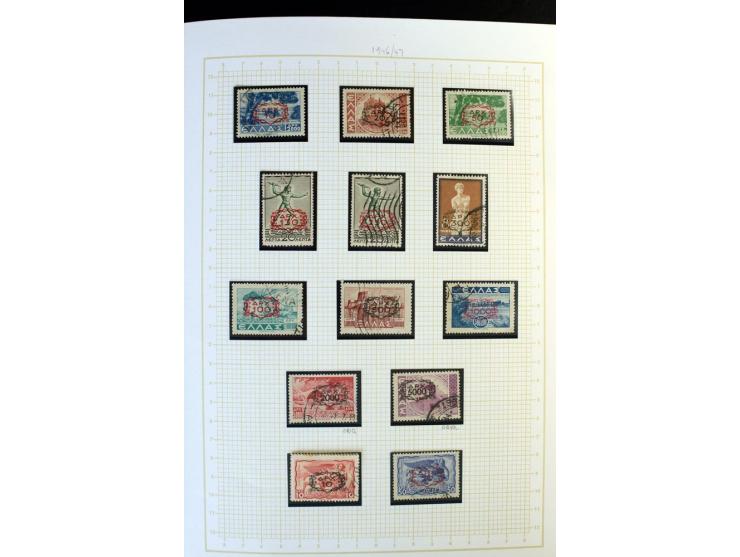 1861/1950, ungebrauchte und gestempelte Sammlung, dabei rund 320 große Hermesköpfe ab Pariser Druck, Mi.-Nr. 96-107, 144-57, 