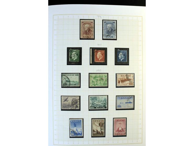 1861/1950, ungebrauchte und gestempelte Sammlung, dabei rund 320 große Hermesköpfe ab Pariser Druck, Mi.-Nr. 96-107, 144-57, 