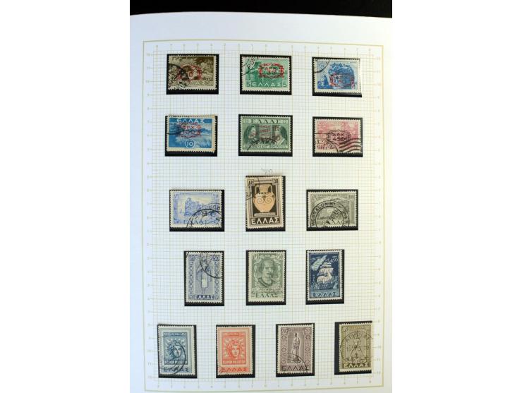 1861/1950, ungebrauchte und gestempelte Sammlung, dabei rund 320 große Hermesköpfe ab Pariser Druck, Mi.-Nr. 96-107, 144-57, 