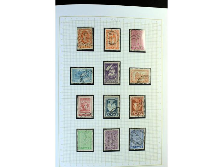 1861/1950, ungebrauchte und gestempelte Sammlung, dabei rund 320 große Hermesköpfe ab Pariser Druck, Mi.-Nr. 96-107, 144-57, 
