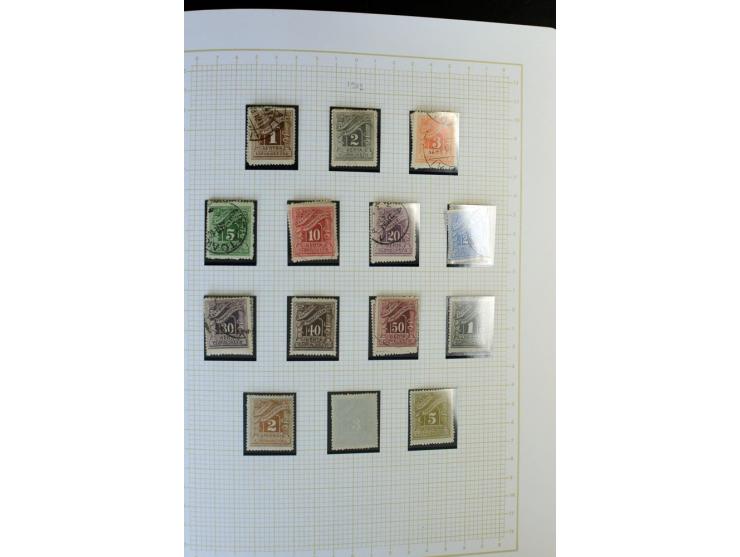 1861/1950, ungebrauchte und gestempelte Sammlung, dabei rund 320 große Hermesköpfe ab Pariser Druck, Mi.-Nr. 96-107, 144-57, 