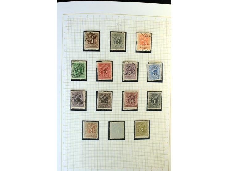 1861/1950, ungebrauchte und gestempelte Sammlung, dabei rund 320 große Hermesköpfe ab Pariser Druck, Mi.-Nr. 96-107, 144-57, 
