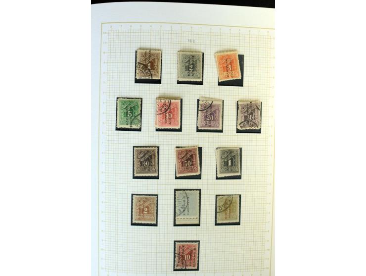1861/1950, ungebrauchte und gestempelte Sammlung, dabei rund 320 große Hermesköpfe ab Pariser Druck, Mi.-Nr. 96-107, 144-57, 