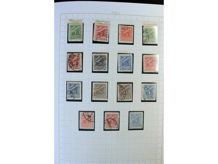 1861/1950, ungebrauchte und gestempelte Sammlung, dabei rund 320 große Hermesköpfe ab Pariser Druck, Mi.-Nr. 96-107, 144-57, 