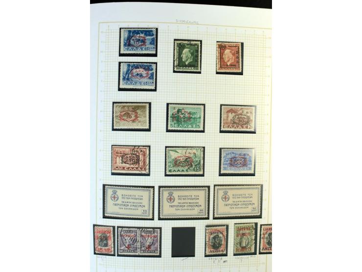 1861/1950, ungebrauchte und gestempelte Sammlung, dabei rund 320 große Hermesköpfe ab Pariser Druck, Mi.-Nr. 96-107, 144-57, 