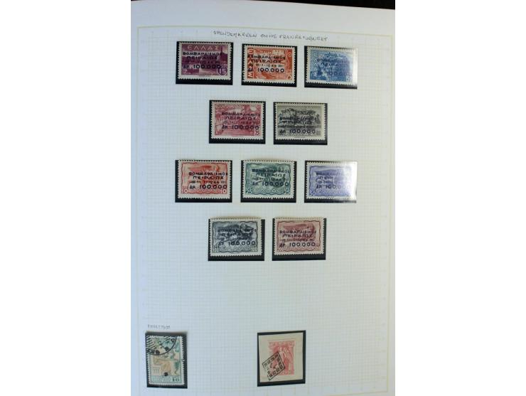 1861/1950, ungebrauchte und gestempelte Sammlung, dabei rund 320 große Hermesköpfe ab Pariser Druck, Mi.-Nr. 96-107, 144-57, 