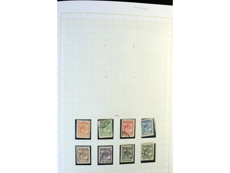 1861/1950, ungebrauchte und gestempelte Sammlung, dabei rund 320 große Hermesköpfe ab Pariser Druck, Mi.-Nr. 96-107, 144-57, 