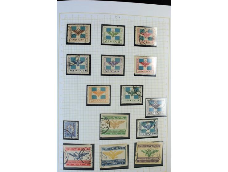 1861/1950, ungebrauchte und gestempelte Sammlung, dabei rund 320 große Hermesköpfe ab Pariser Druck, Mi.-Nr. 96-107, 144-57, 