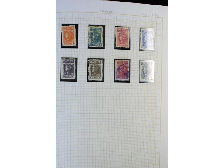 1861/1950, ungebrauchte und gestempelte Sammlung, dabei rund 320 große Hermesköpfe ab Pariser Druck, Mi.-Nr. 96-107, 144-57, 