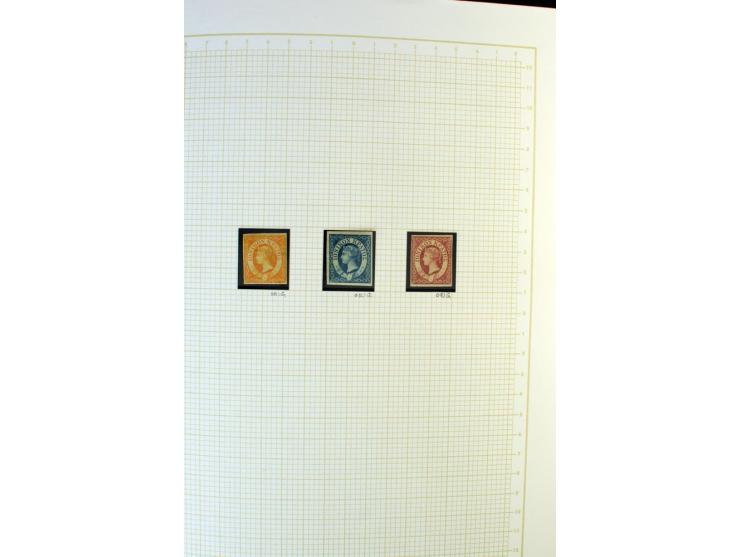 1861/1950, ungebrauchte und gestempelte Sammlung, dabei rund 320 große Hermesköpfe ab Pariser Druck, Mi.-Nr. 96-107, 144-57, 