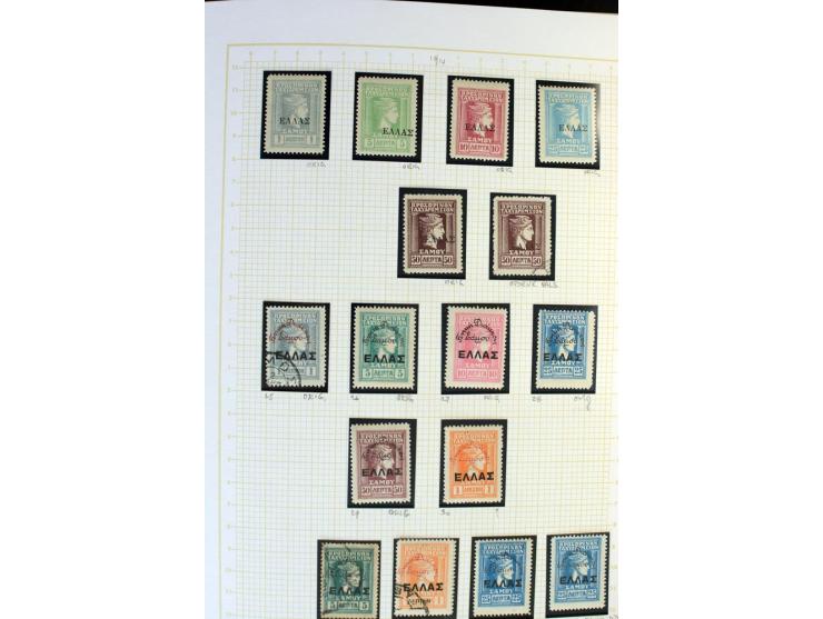 1861/1950, ungebrauchte und gestempelte Sammlung, dabei rund 320 große Hermesköpfe ab Pariser Druck, Mi.-Nr. 96-107, 144-57, 