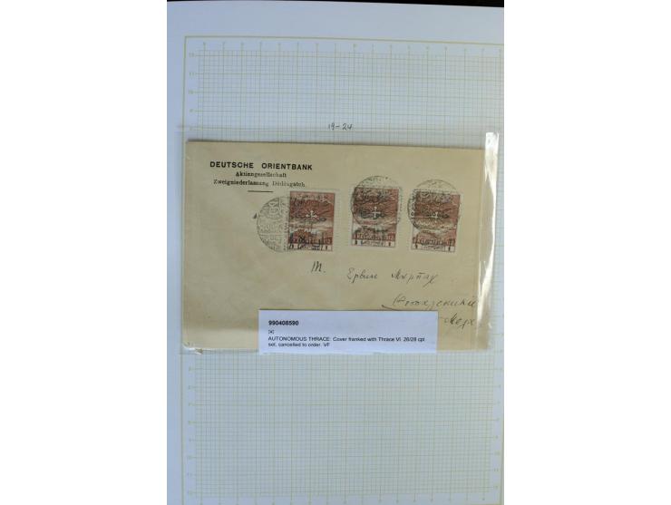 1861/1950, ungebrauchte und gestempelte Sammlung, dabei rund 320 große Hermesköpfe ab Pariser Druck, Mi.-Nr. 96-107, 144-57, 