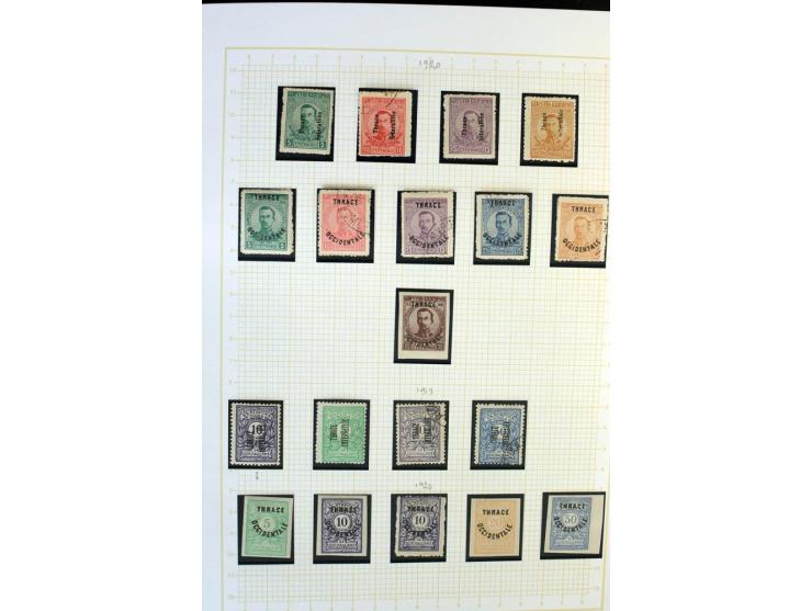 1861/1950, ungebrauchte und gestempelte Sammlung, dabei rund 320 große Hermesköpfe ab Pariser Druck, Mi.-Nr. 96-107, 144-57, 