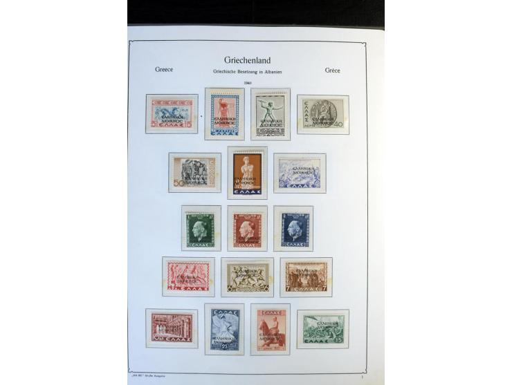 1861/1981, überwiegend gestempelte Sammlung mit rund 175 großen Hermesköpfen ab Pariser Druck, Mi.-Nr. 96 - 107, 144 - 57, 42