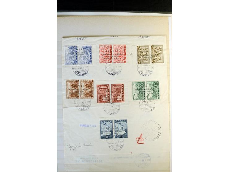 1861/1981, überwiegend gestempelte Sammlung mit rund 175 großen Hermesköpfen ab Pariser Druck, Mi.-Nr. 96 - 107, 144 - 57, 42