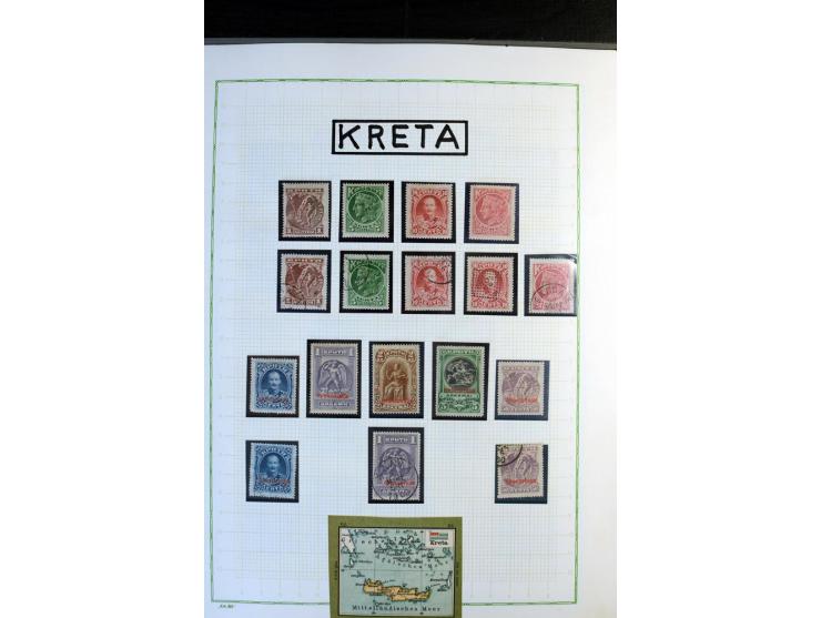 1861/1981, überwiegend gestempelte Sammlung mit rund 175 großen Hermesköpfen ab Pariser Druck, Mi.-Nr. 96 - 107, 144 - 57, 42