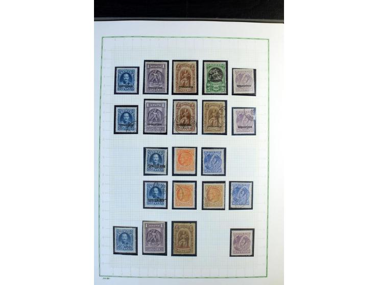 1861/1981, überwiegend gestempelte Sammlung mit rund 175 großen Hermesköpfen ab Pariser Druck, Mi.-Nr. 96 - 107, 144 - 57, 42