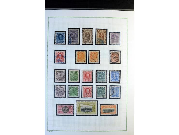 1861/1981, überwiegend gestempelte Sammlung mit rund 175 großen Hermesköpfen ab Pariser Druck, Mi.-Nr. 96 - 107, 144 - 57, 42