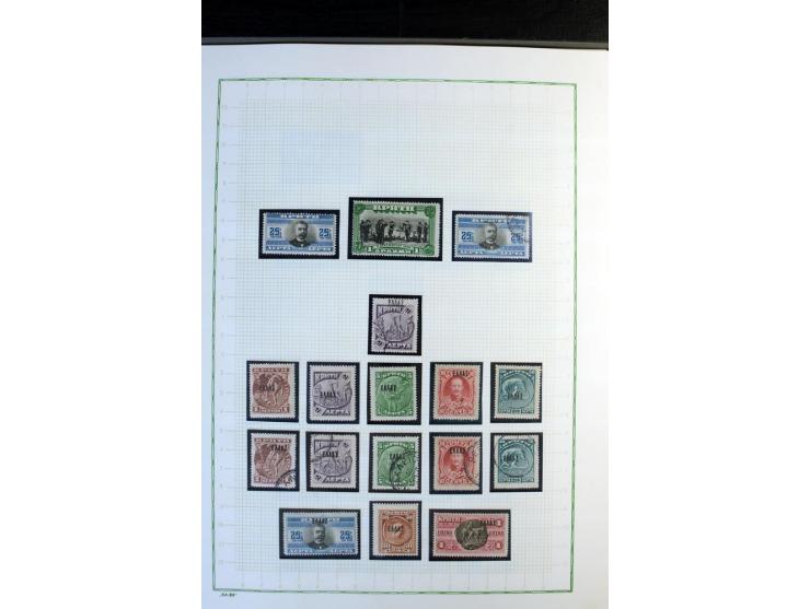 1861/1981, überwiegend gestempelte Sammlung mit rund 175 großen Hermesköpfen ab Pariser Druck, Mi.-Nr. 96 - 107, 144 - 57, 42