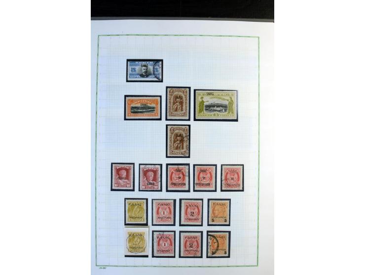 1861/1981, überwiegend gestempelte Sammlung mit rund 175 großen Hermesköpfen ab Pariser Druck, Mi.-Nr. 96 - 107, 144 - 57, 42