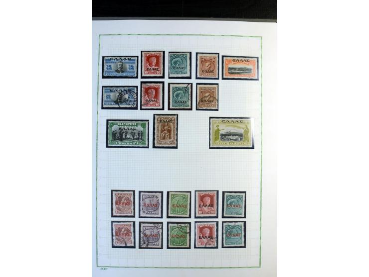 1861/1981, überwiegend gestempelte Sammlung mit rund 175 großen Hermesköpfen ab Pariser Druck, Mi.-Nr. 96 - 107, 144 - 57, 42
