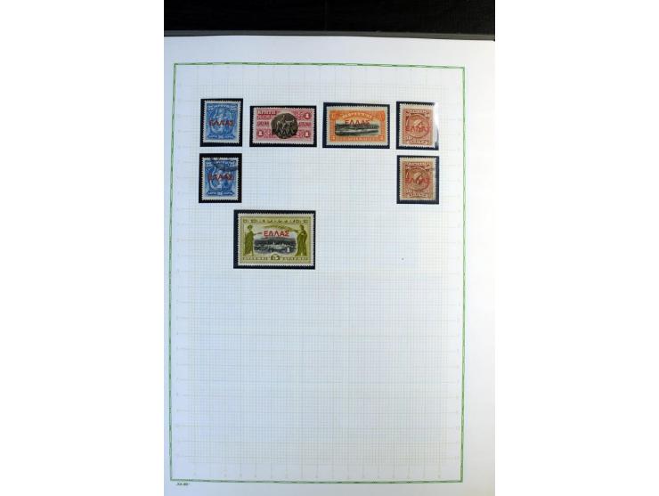 1861/1981, überwiegend gestempelte Sammlung mit rund 175 großen Hermesköpfen ab Pariser Druck, Mi.-Nr. 96 - 107, 144 - 57, 42