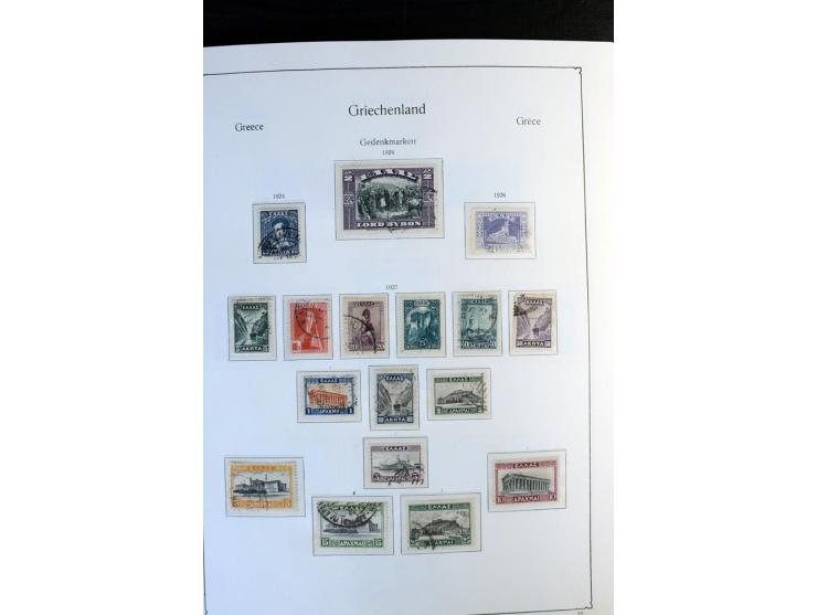 1861/1981, überwiegend gestempelte Sammlung mit rund 175 großen Hermesköpfen ab Pariser Druck, Mi.-Nr. 96 - 107, 144 - 57, 42