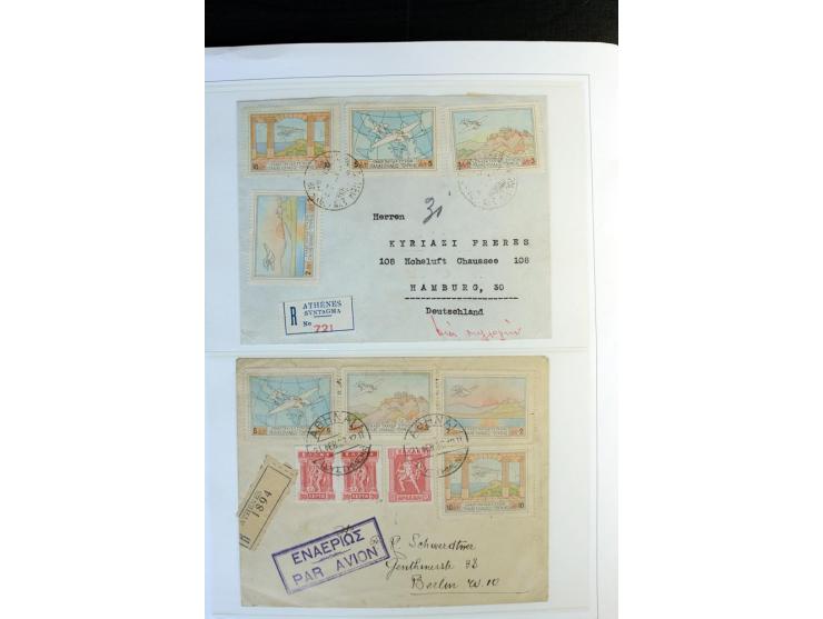 1861/1981, überwiegend gestempelte Sammlung mit rund 175 großen Hermesköpfen ab Pariser Druck, Mi.-Nr. 96 - 107, 144 - 57, 42