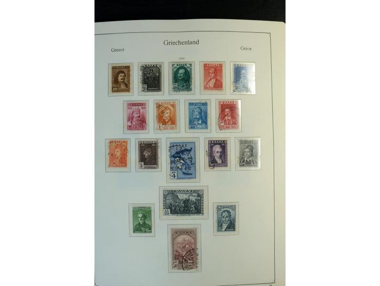 1861/1981, überwiegend gestempelte Sammlung mit rund 175 großen Hermesköpfen ab Pariser Druck, Mi.-Nr. 96 - 107, 144 - 57, 42