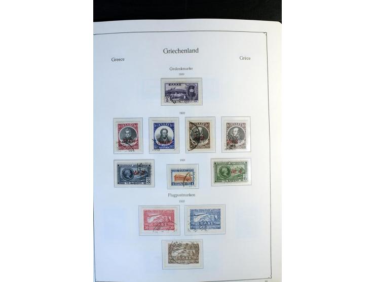 1861/1981, überwiegend gestempelte Sammlung mit rund 175 großen Hermesköpfen ab Pariser Druck, Mi.-Nr. 96 - 107, 144 - 57, 42