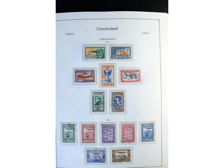 1861/1981, überwiegend gestempelte Sammlung mit rund 175 großen Hermesköpfen ab Pariser Druck, Mi.-Nr. 96 - 107, 144 - 57, 42