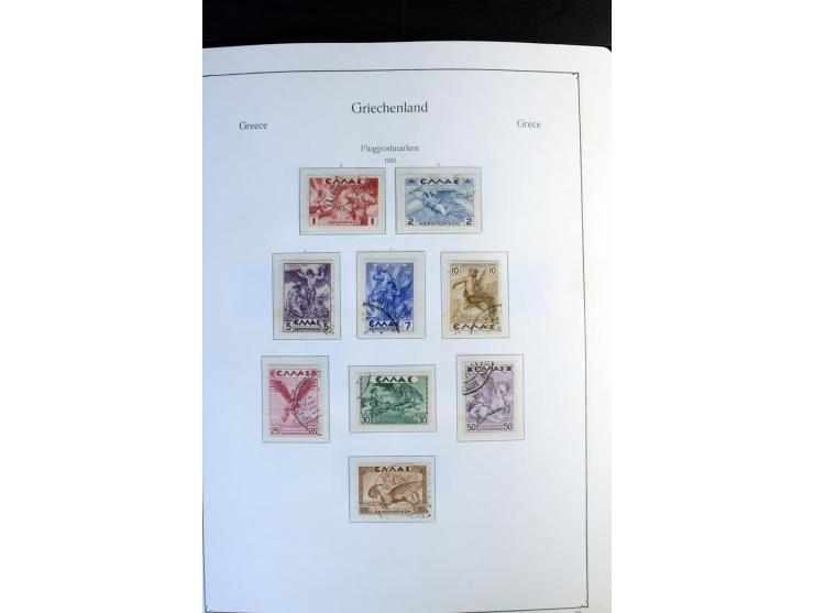 1861/1981, überwiegend gestempelte Sammlung mit rund 175 großen Hermesköpfen ab Pariser Druck, Mi.-Nr. 96 - 107, 144 - 57, 42