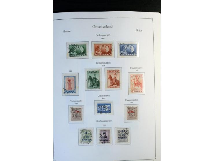 1861/1981, überwiegend gestempelte Sammlung mit rund 175 großen Hermesköpfen ab Pariser Druck, Mi.-Nr. 96 - 107, 144 - 57, 42