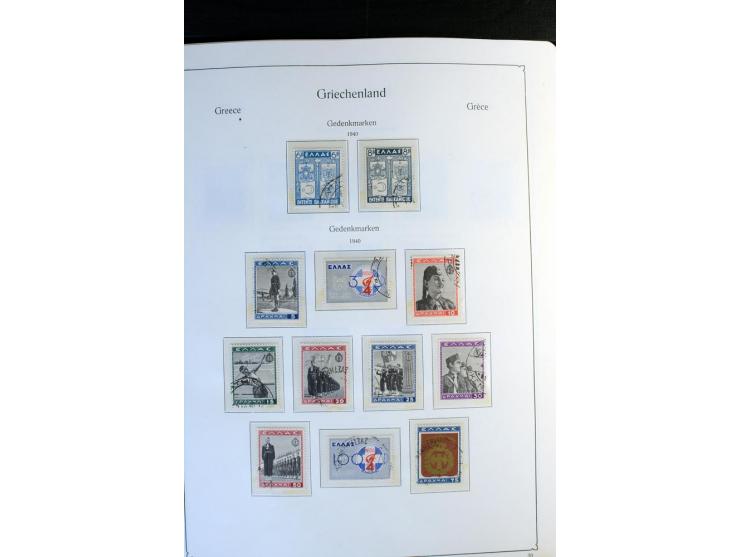 1861/1981, überwiegend gestempelte Sammlung mit rund 175 großen Hermesköpfen ab Pariser Druck, Mi.-Nr. 96 - 107, 144 - 57, 42
