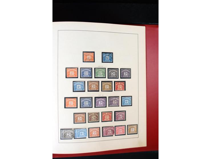 1840/1988, postfrische, ungebrauchte und gestempelte Sammlung mit u.a. Mi.-Nr. 1 (15), 2 (5), 5 (6), 6 (3), 7 (3), 35 (4), 49