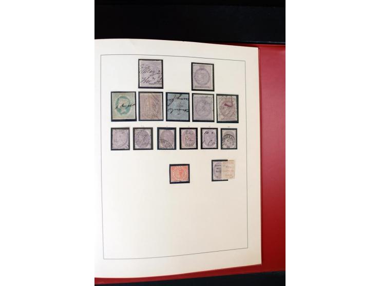 1840/1988, postfrische, ungebrauchte und gestempelte Sammlung mit u.a. Mi.-Nr. 1 (15), 2 (5), 5 (6), 6 (3), 7 (3), 35 (4), 49