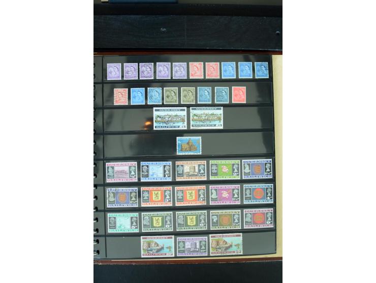 1840/1988, postfrische, ungebrauchte und gestempelte Sammlung mit u.a. Mi.-Nr. 1 (15), 2 (5), 5 (6), 6 (3), 7 (3), 35 (4), 49