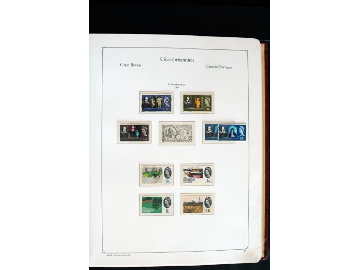 1840/1988, postfrische, ungebrauchte und gestempelte Sammlung mit u.a. Mi.-Nr. 1 (15), 2 (5), 5 (6), 6 (3), 7 (3), 35 (4), 49