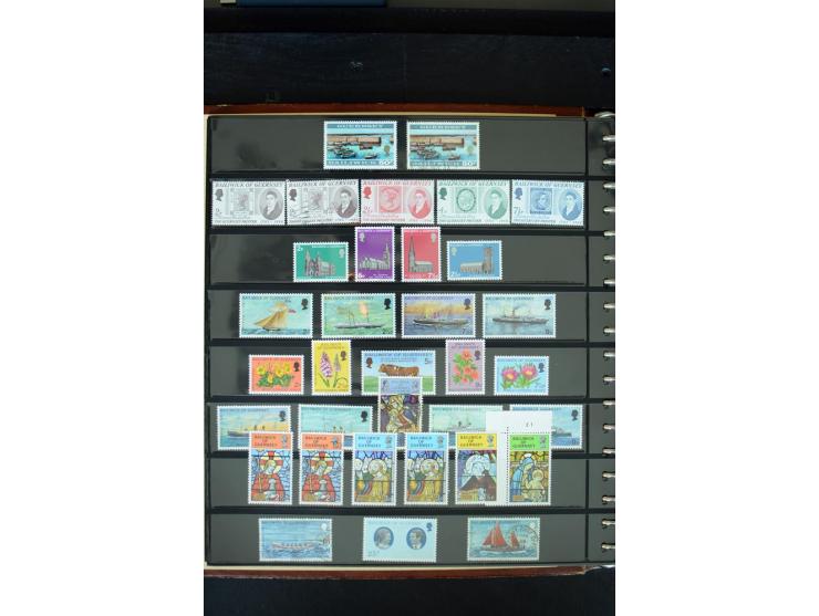 1840/1988, postfrische, ungebrauchte und gestempelte Sammlung mit u.a. Mi.-Nr. 1 (15), 2 (5), 5 (6), 6 (3), 7 (3), 35 (4), 49