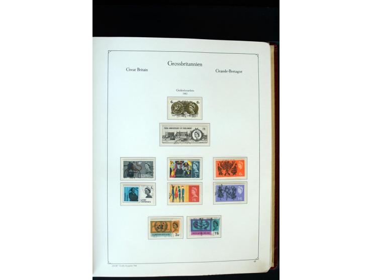 1840/1988, postfrische, ungebrauchte und gestempelte Sammlung mit u.a. Mi.-Nr. 1 (15), 2 (5), 5 (6), 6 (3), 7 (3), 35 (4), 49