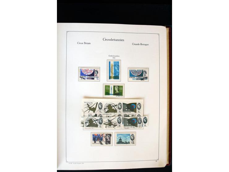 1840/1988, postfrische, ungebrauchte und gestempelte Sammlung mit u.a. Mi.-Nr. 1 (15), 2 (5), 5 (6), 6 (3), 7 (3), 35 (4), 49