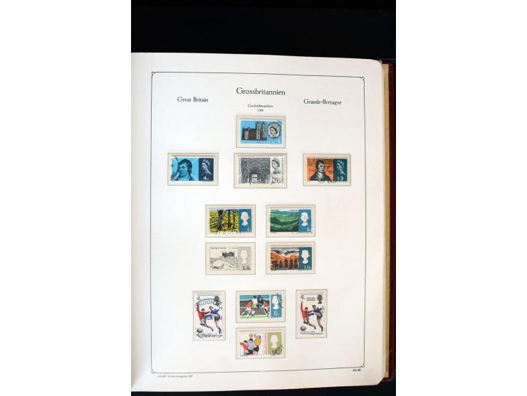 1840/1988, postfrische, ungebrauchte und gestempelte Sammlung mit u.a. Mi.-Nr. 1 (15), 2 (5), 5 (6), 6 (3), 7 (3), 35 (4), 49