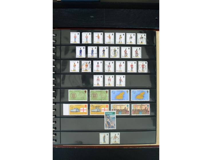 1840/1988, postfrische, ungebrauchte und gestempelte Sammlung mit u.a. Mi.-Nr. 1 (15), 2 (5), 5 (6), 6 (3), 7 (3), 35 (4), 49