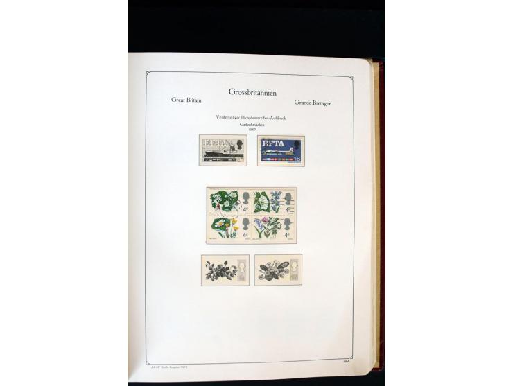 1840/1988, postfrische, ungebrauchte und gestempelte Sammlung mit u.a. Mi.-Nr. 1 (15), 2 (5), 5 (6), 6 (3), 7 (3), 35 (4), 49
